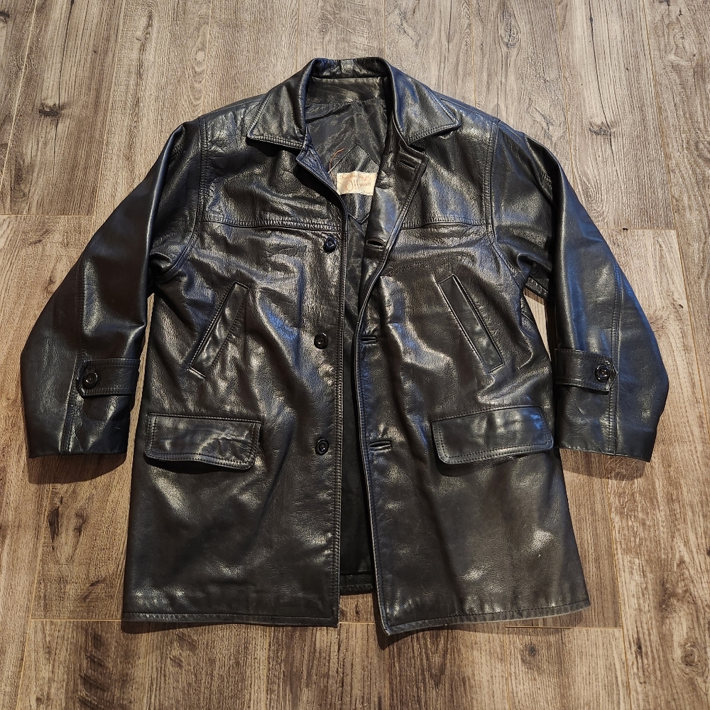 Vintage Genuine Leather Jacket